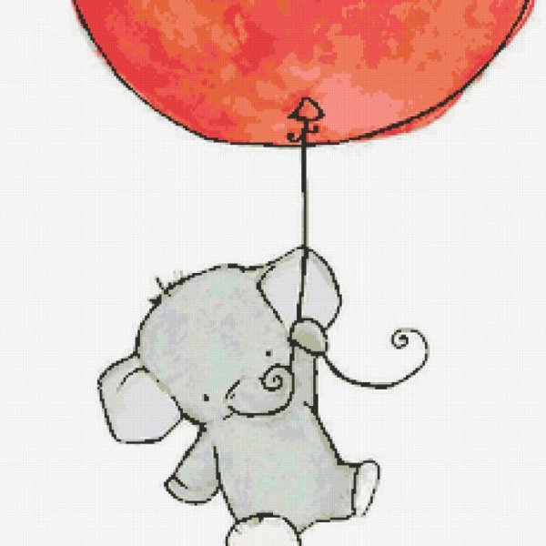 Слоник с шариками