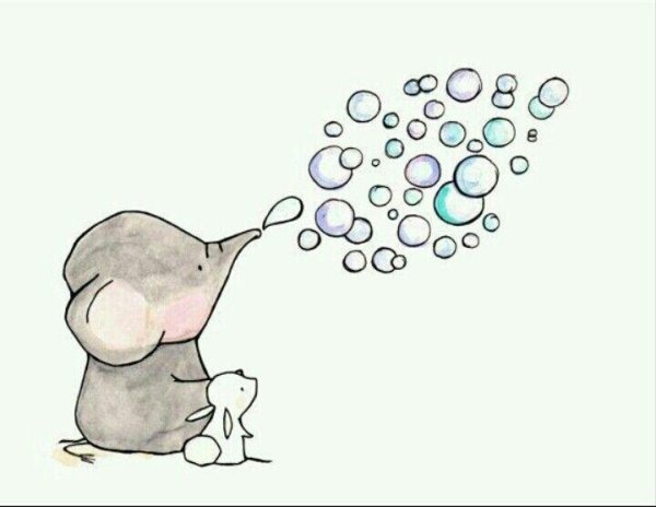 Мыльные пузыри Слоник