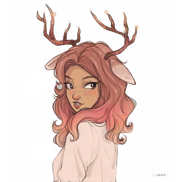 Девушки в мультяшном стиле