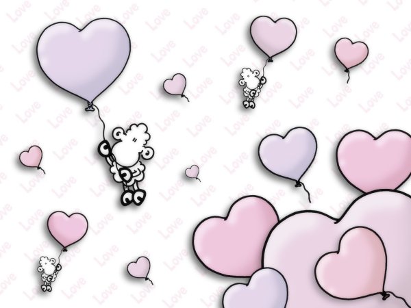 Милые маленькие сердечки