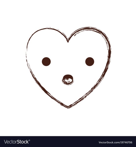 Милые сердечки для срисовки