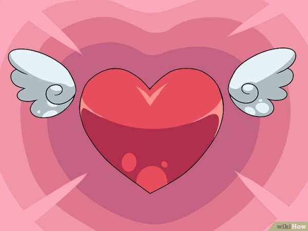 Милые мультяшные сердечки