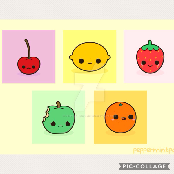 Фрукты для срисовки