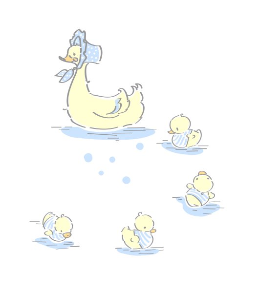 Зарисовки уточек милые