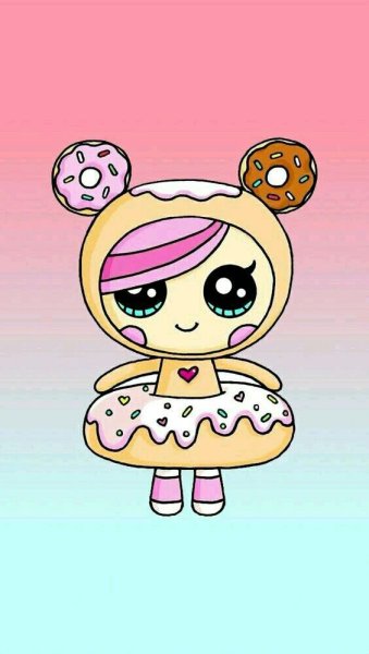 Кавайные рисунки для срисовки