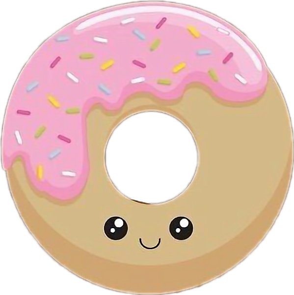 Милый пончик с глазками