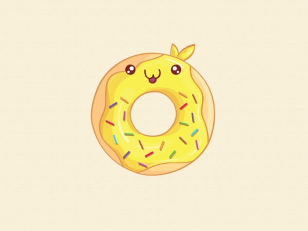 Пончик для срисовки