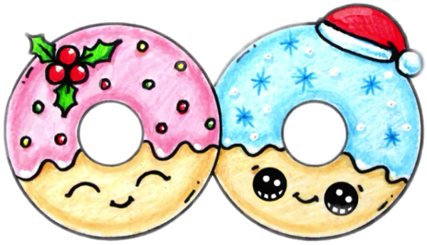 Милый пончик с глазками