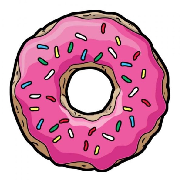 Пончики нарисованные