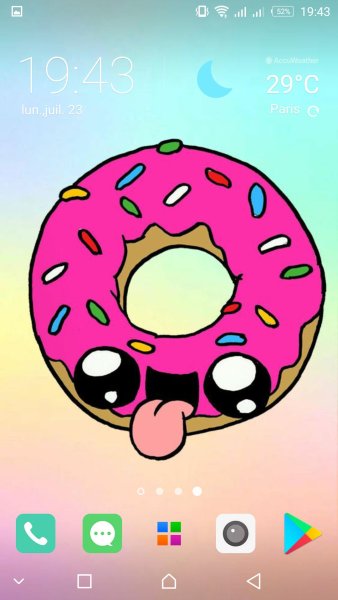 Кавайные сладости пончики