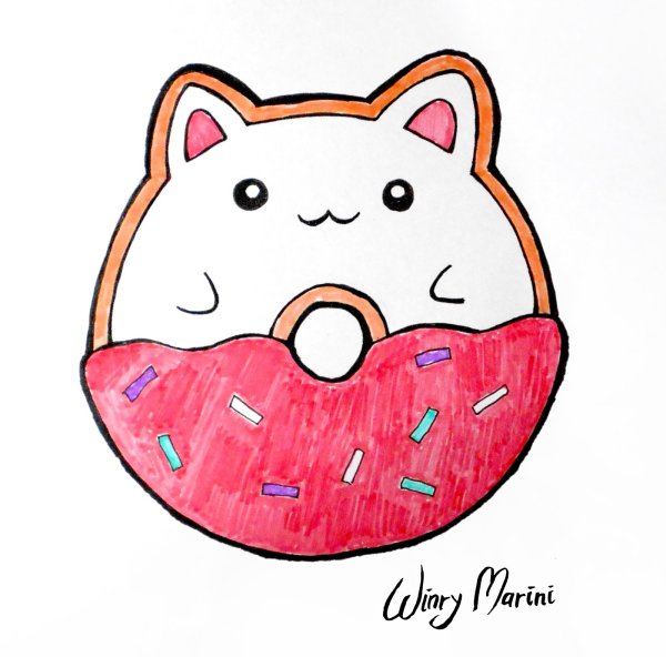 Пончики мультяшные