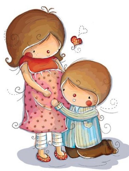 Милые иллюстрации беременности