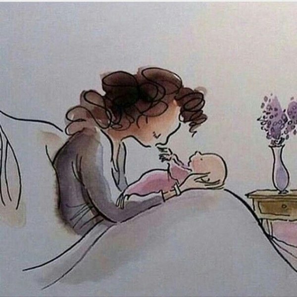 Милый рисуночек маме