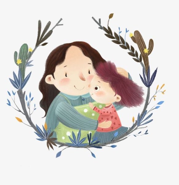 С днем матери акварель