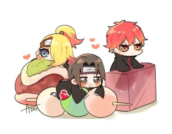 Дейдара и Сасори Чиби