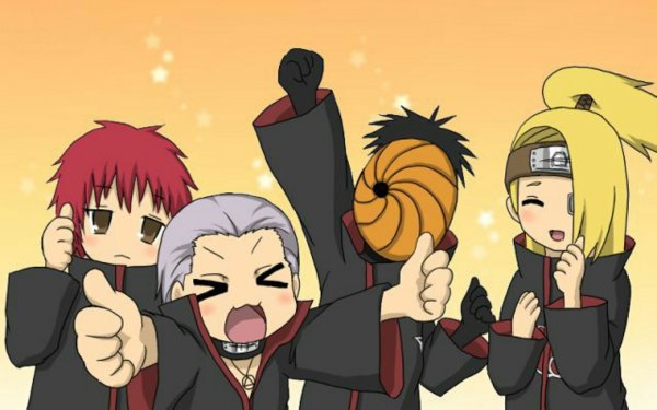 Акацуки Дейдара и Тоби