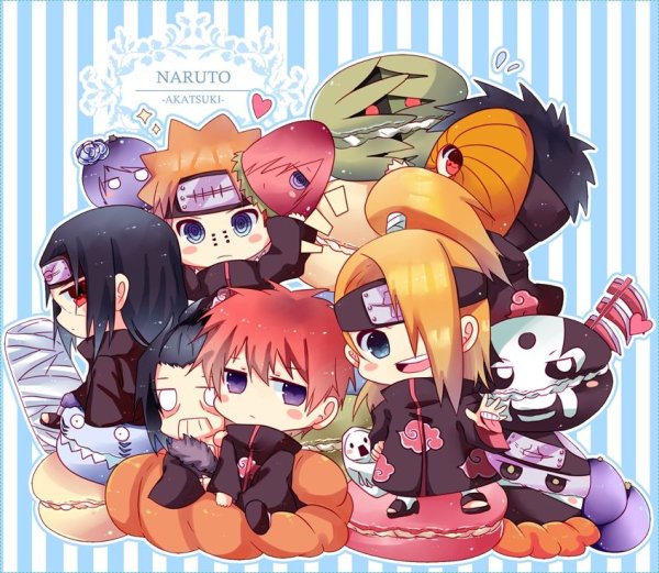 Аниме Наруто Чиби Акацуки