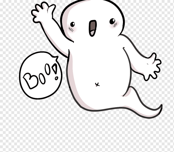 Милые рисунки привидений
