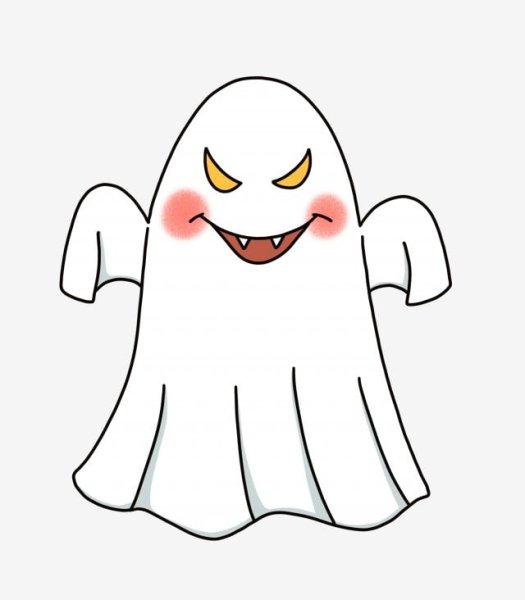 Милые привидения для срисовки