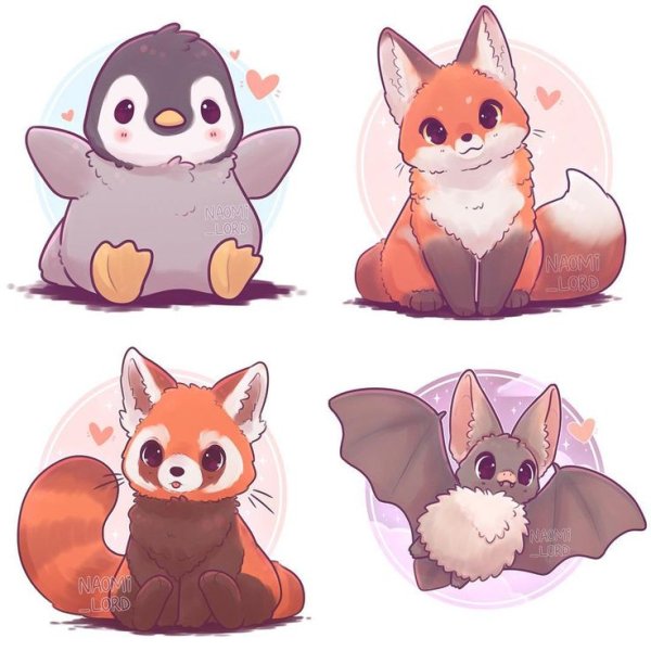 Аниме животные