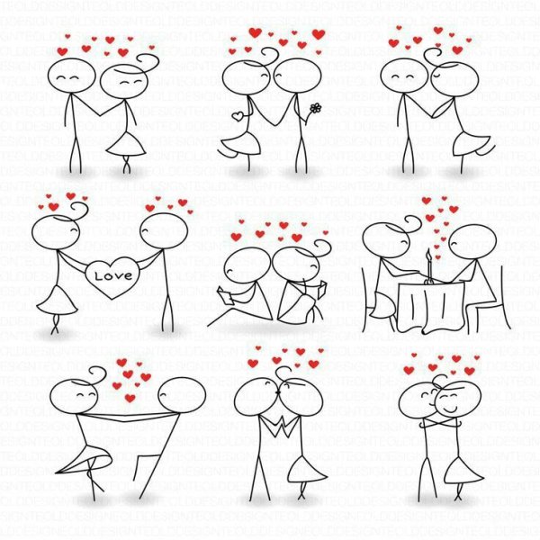 Человечек рисунок