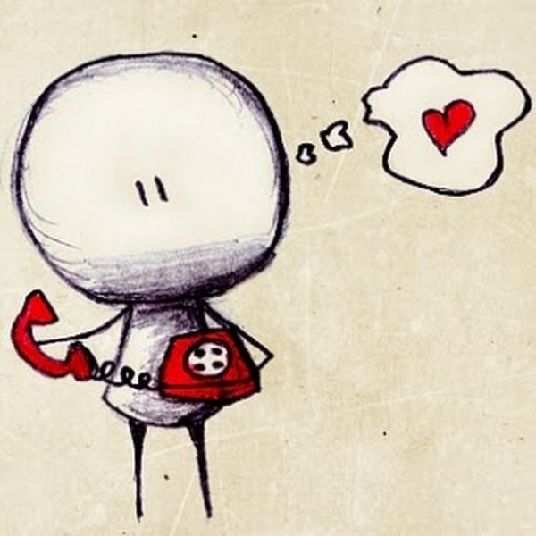 Маленький человечек с сердечком