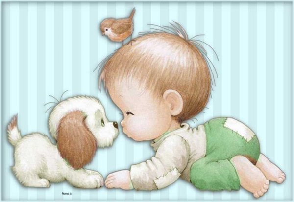 Милые детские иллюстрации