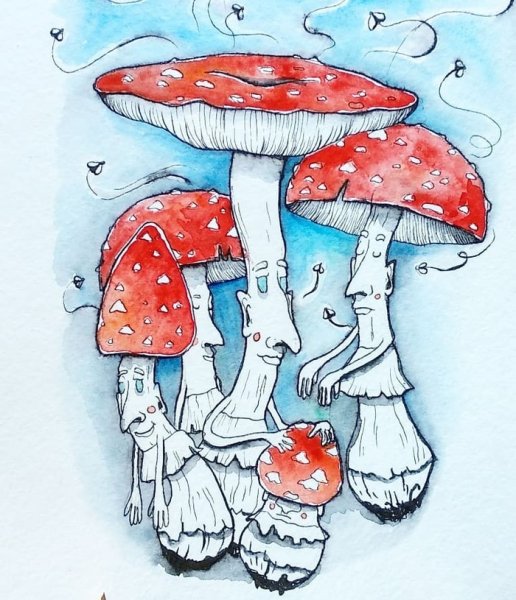 Мухомор для дошкольников