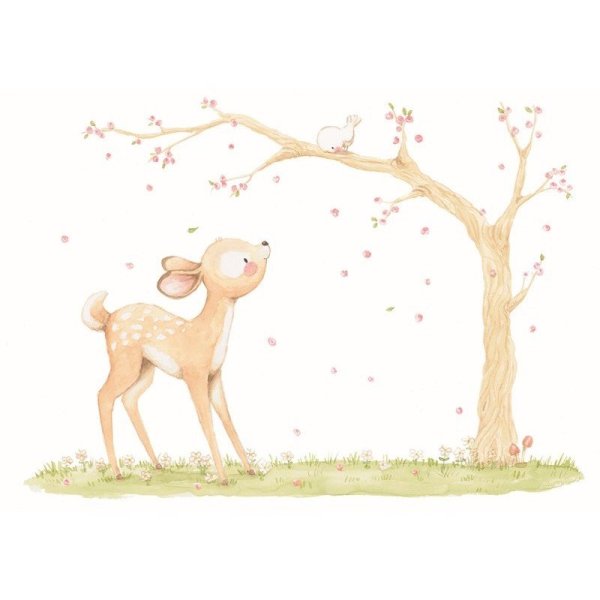 Иллюстрация милый Олененок