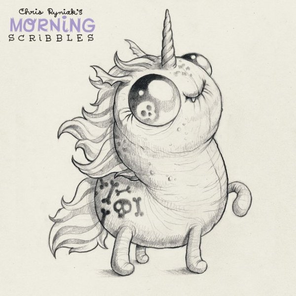 Монстрики для срисовки карандашом