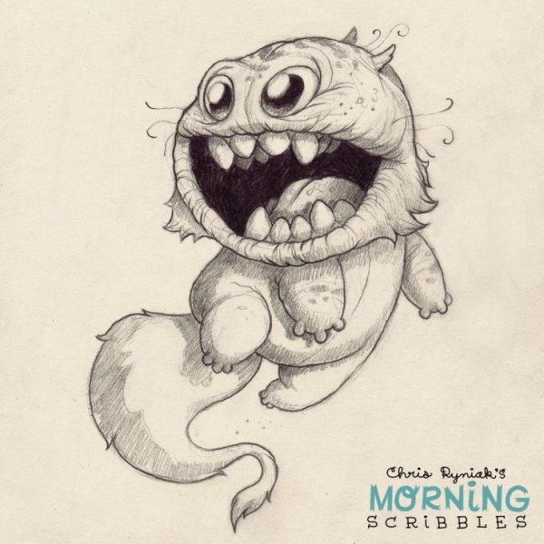 Монстрики карандашом