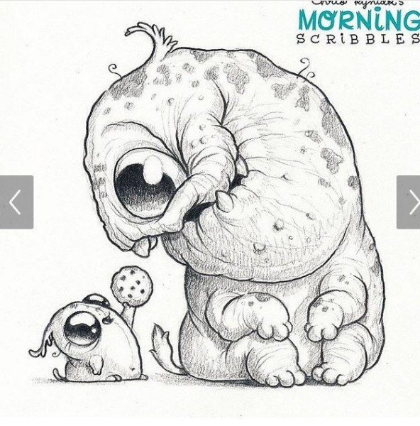 Раскраска милые монстры