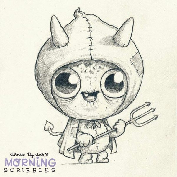 Рисунки для срисовки монстрики