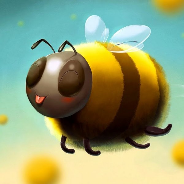 Смешная пчела