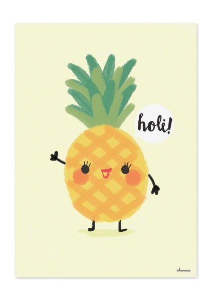 Милые ананасы для срисовки