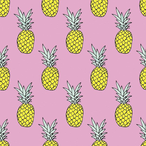 Обои с ананасами