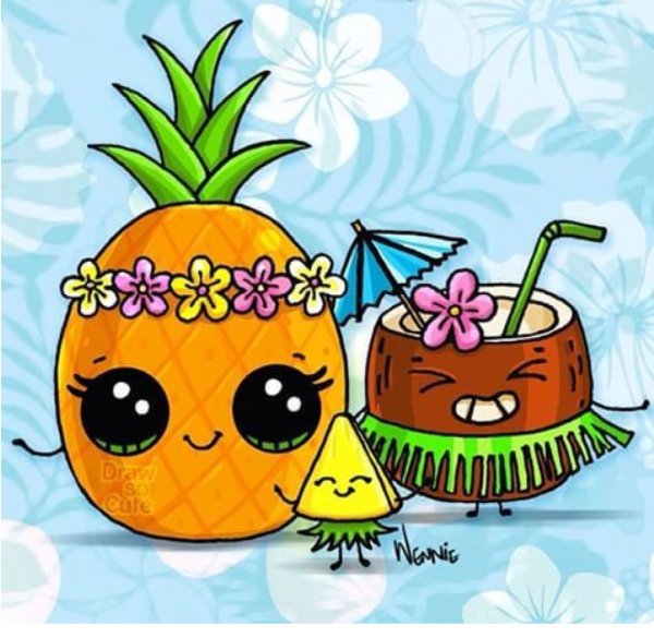 Фрукты с милыми глазками