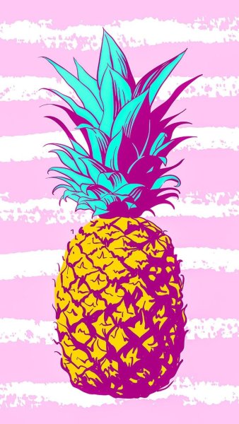 Разноцветный ананас