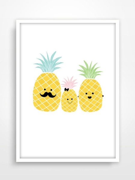 Постер ананас