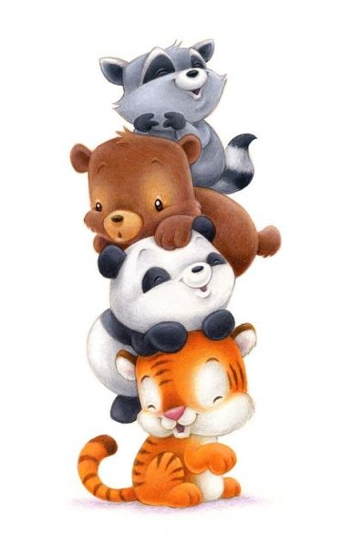 Мультяшные зверюшки