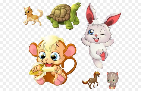 Мультяшные зверушки