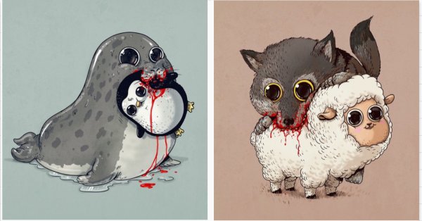 Милый Жирафик рисунок