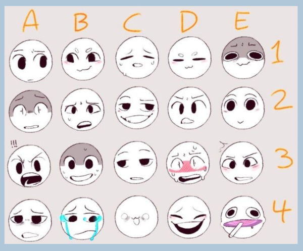 Эмоции для рисования