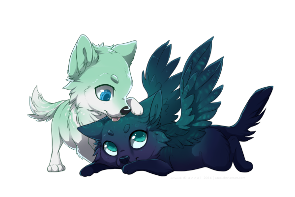 Волчата аниме