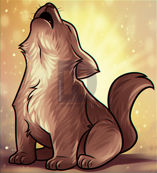 Милый волк мультяшный