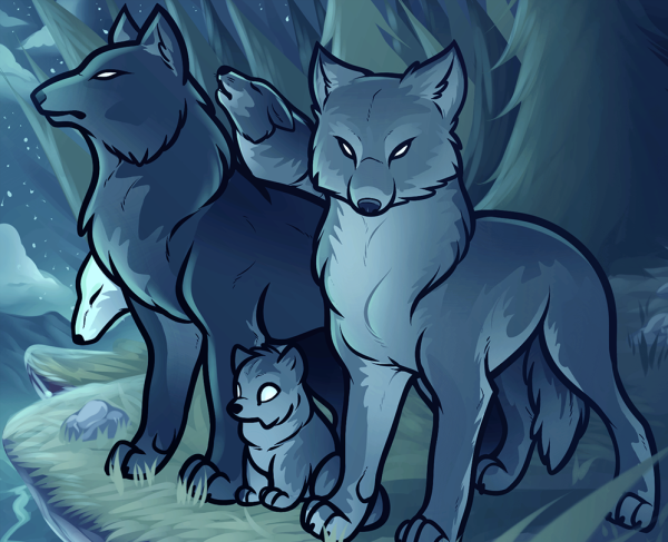 Маленький Волчонок арт