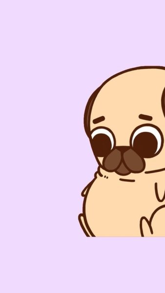 Милые мопсы для срисовки