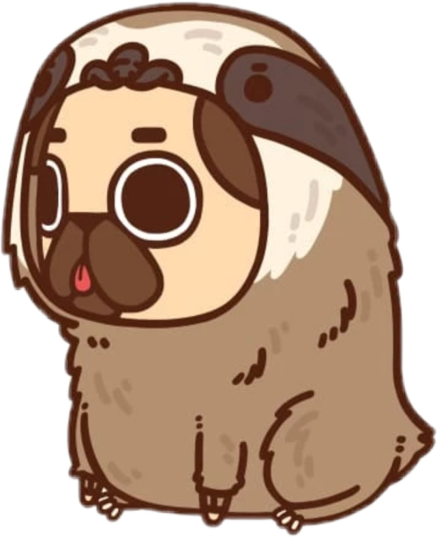 Puglie Мопс в мороженое