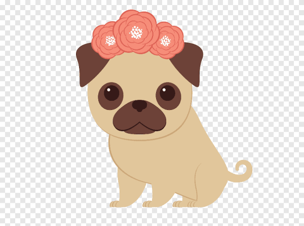 Мопсик мультяшный