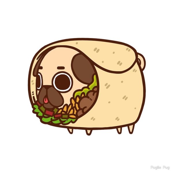 Puglie Мопс Стикеры